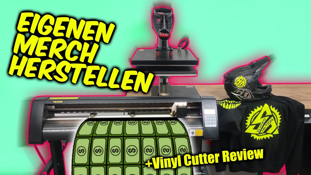 Wie ich meinen eigenen Merch herstelle und warum ft. @vevor.official Vinyl Cutter