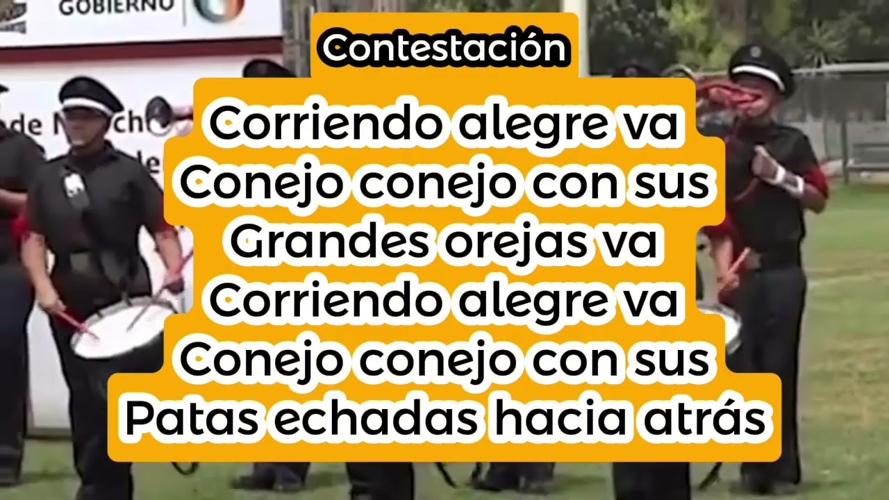 Marcha 28 Conejos con letra (banda de guerra)