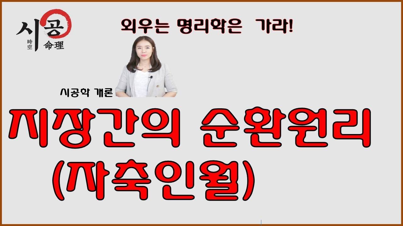 29강 - 지장간의 순환 원리 (자축인월)