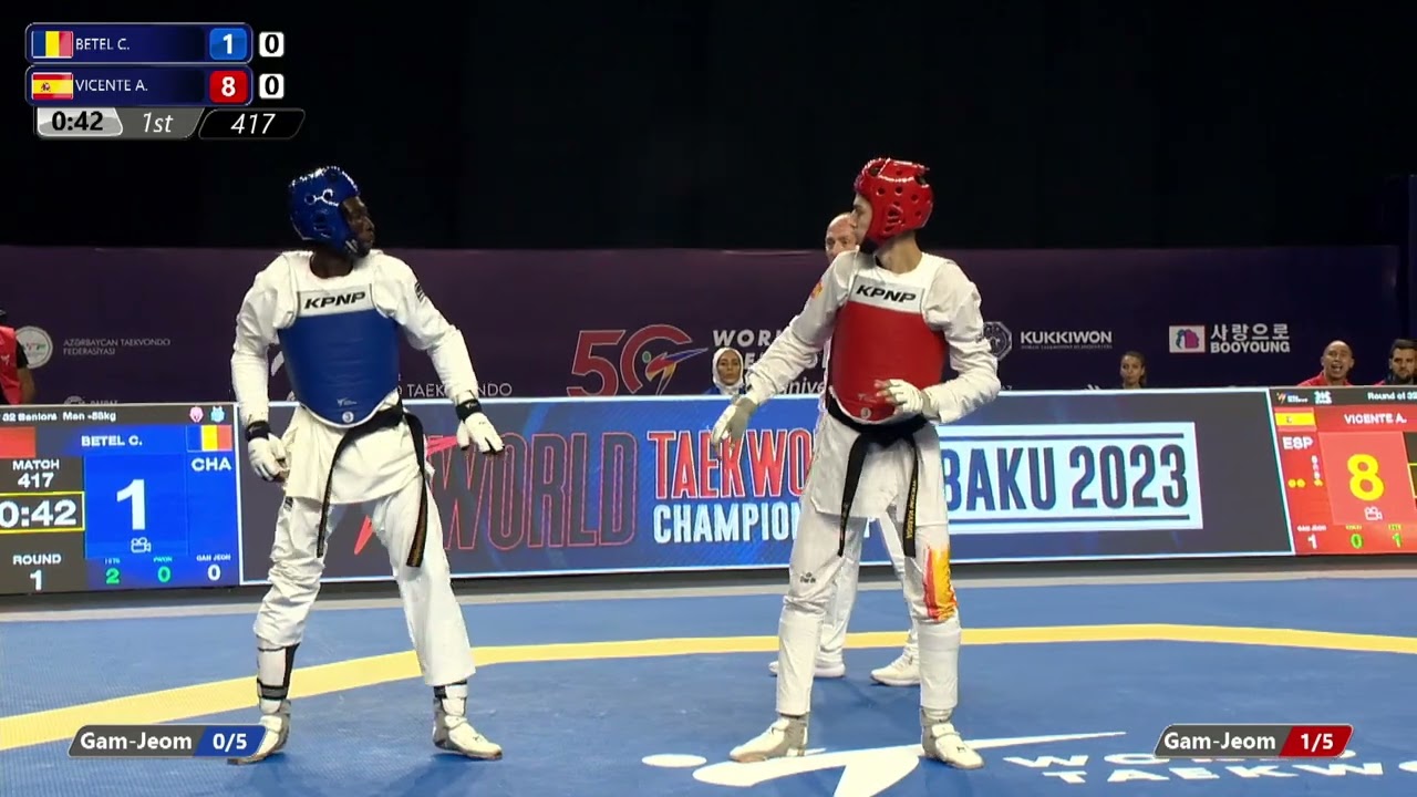 417 R32 Men  58kg CHA BETEL C  ESP VICENTE A