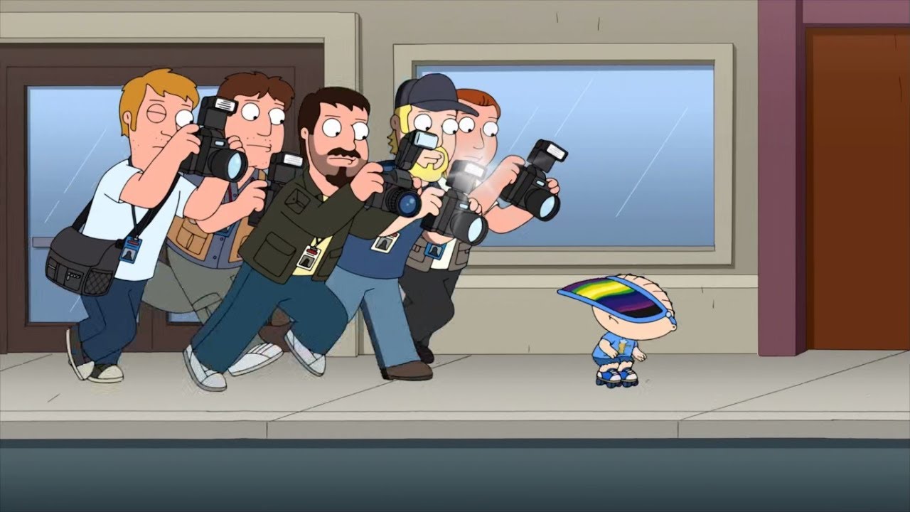 Family Guy - Stewie with the Paparazzi