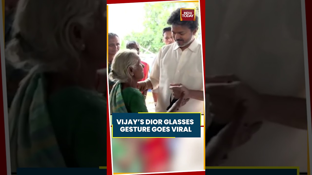 CM Vijay News: Vijay&rsquo;s Dior Glasses Gesture Goes Viral | TN CM&rsquo;s Heartwarming Moment At Mettur