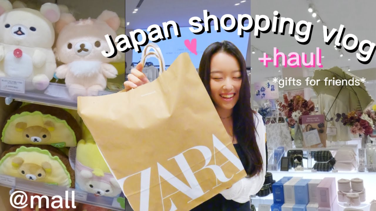 JAPAN SHOPPING VLOG + haul🎀 (Rilakkuma store, zara, Franc franc etc.)