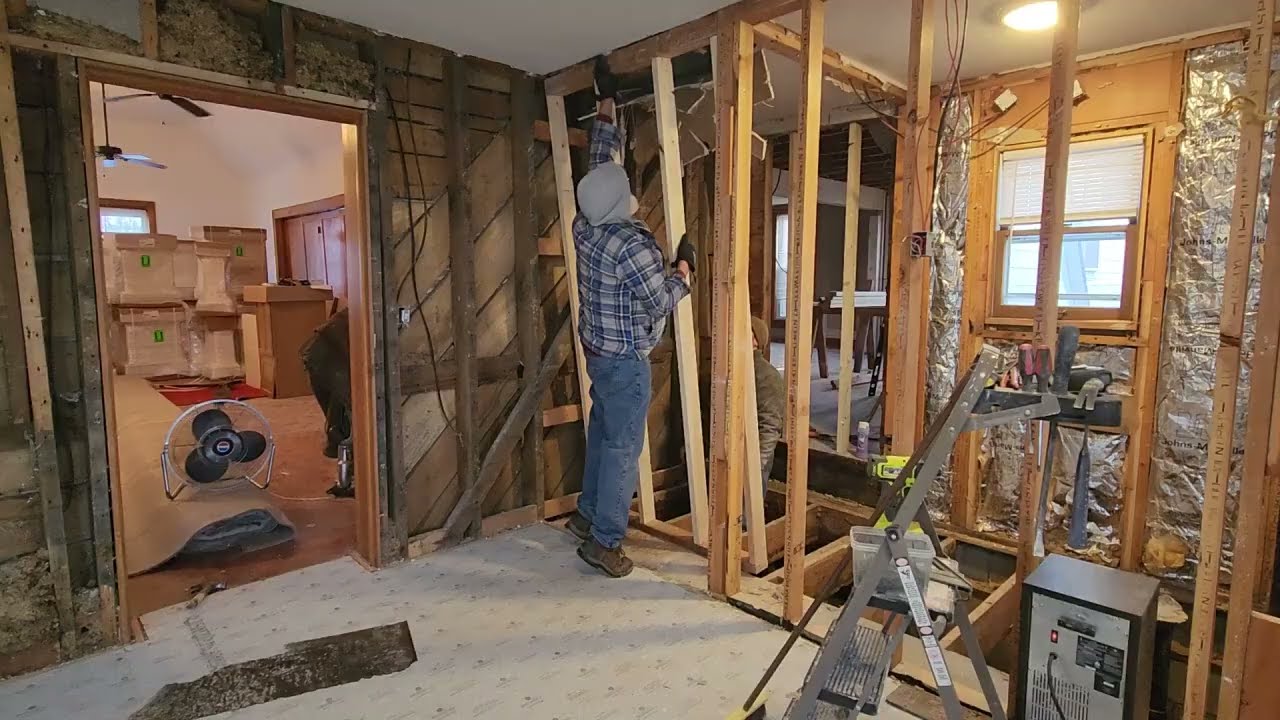 Putting Up the Bathroom Wall