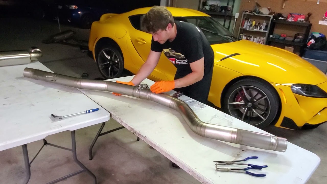 Supra Tomei Catback Install