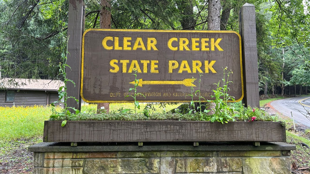 Clear Creek State Park Campground Sigel Pa Jefferson County Pennsylvania (Pa) site 39, site tour