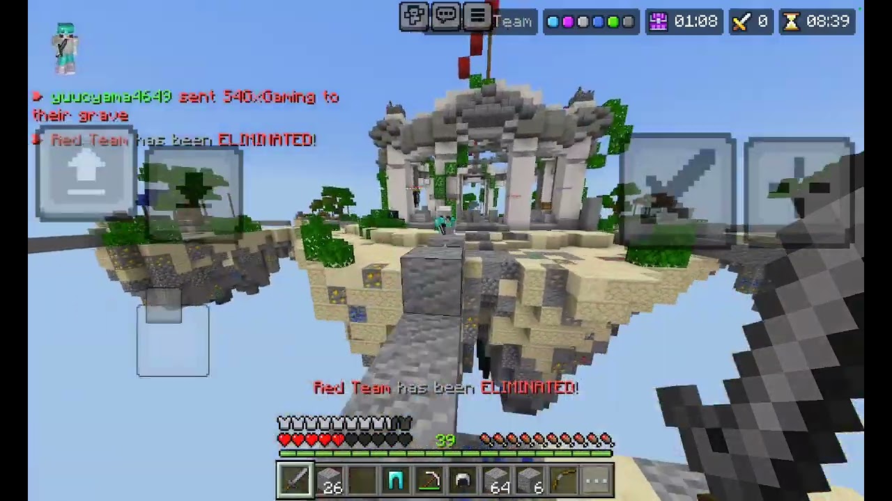 Finally hitting lvl 40 in skywars mobile 