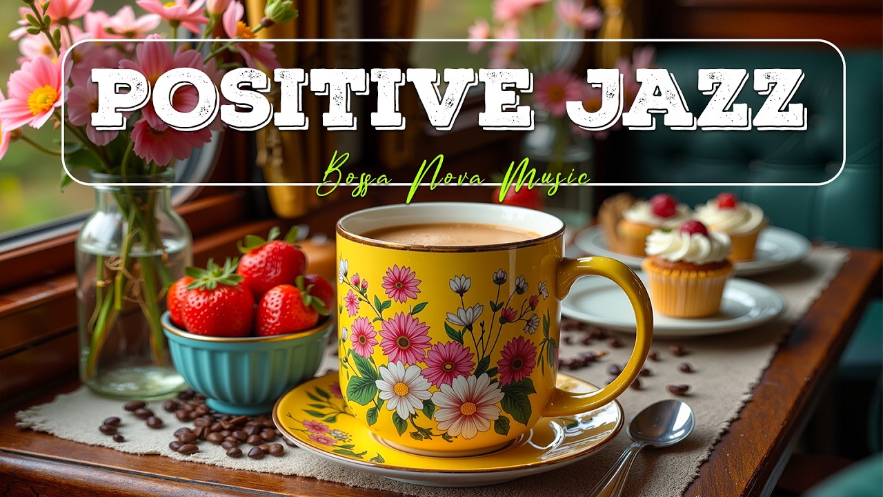Positive Jazz Music ☕Smooth Bosa Nova Piano & Morning Coffee Jazz Music for Peaceful Chill Moments