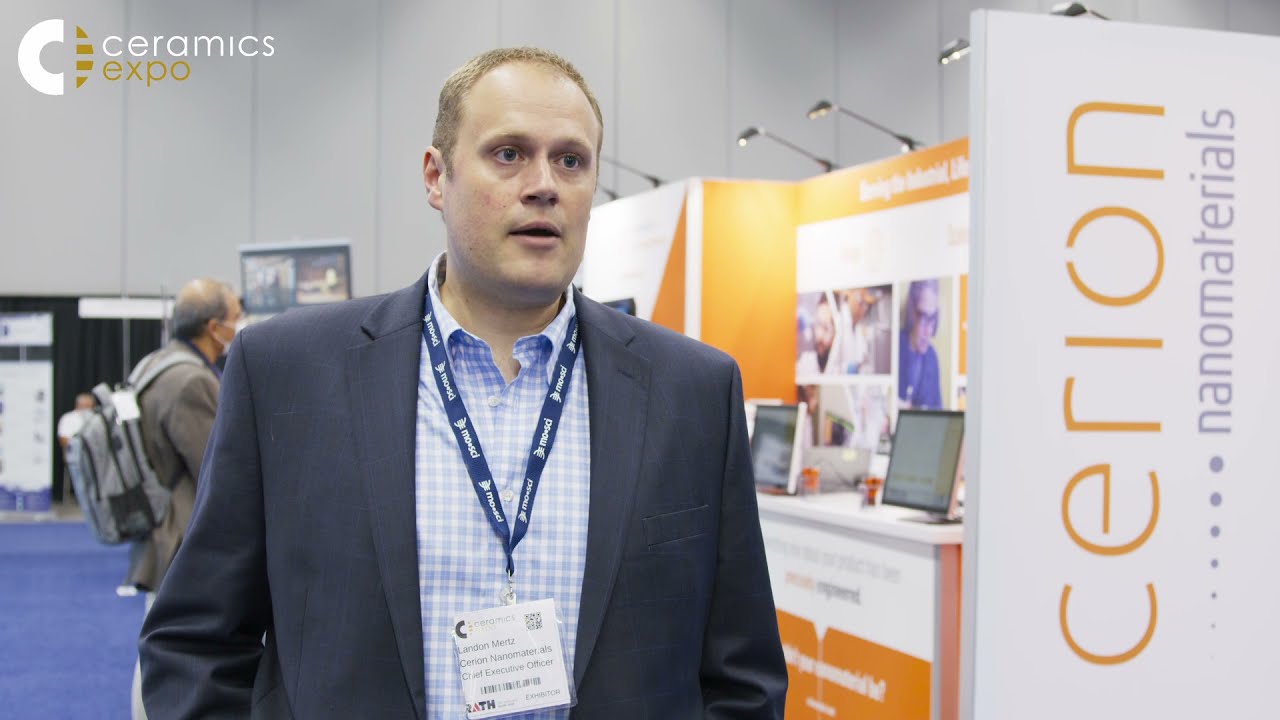 Interview with Exhibitor, Landon Mertz, CEO, Cerion Nanomaterials