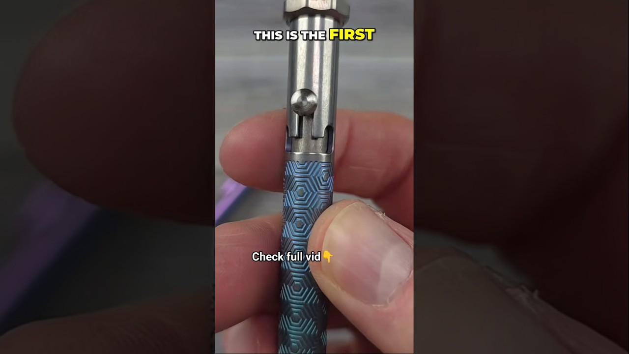 Titanium Spinner Pen - Double Bolt Action #edc #edcgear