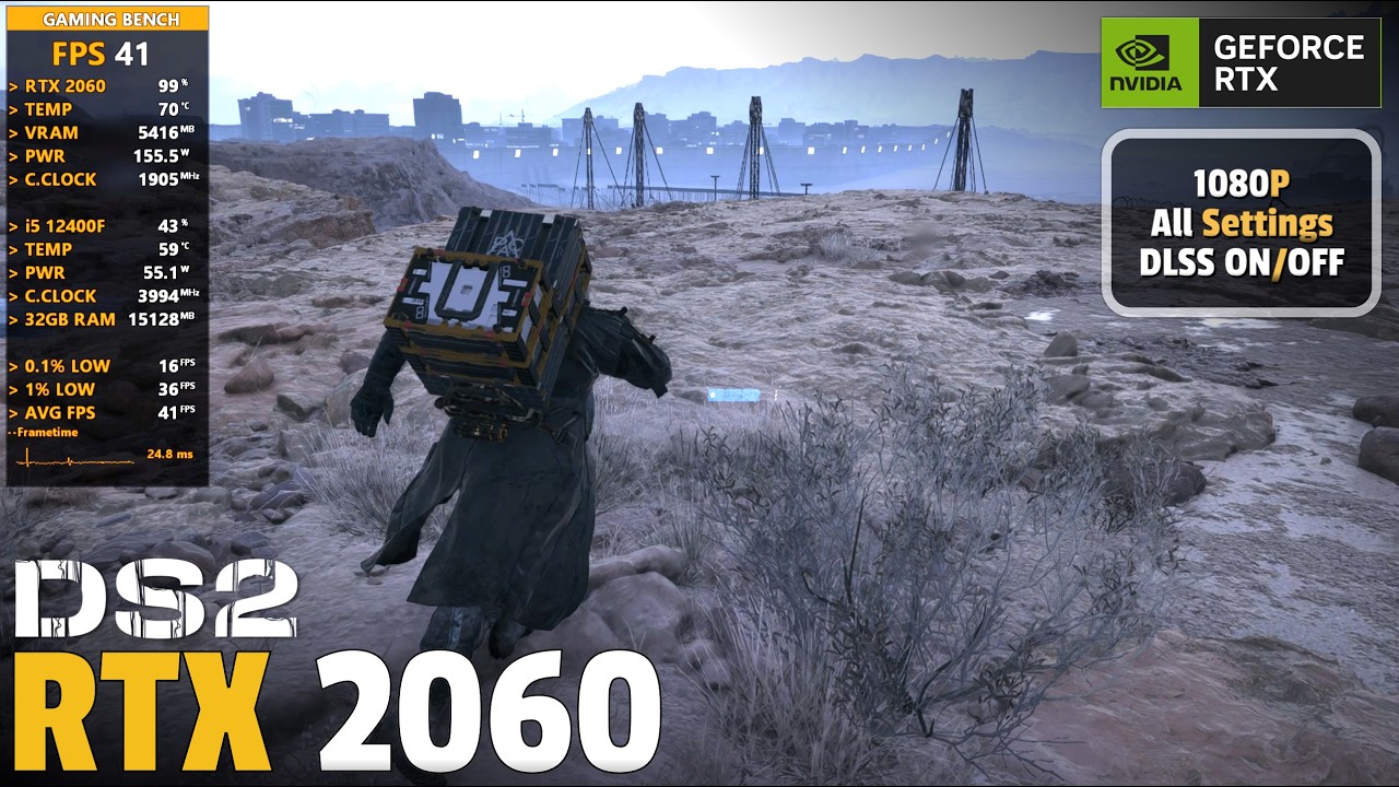 Death Stranding 2: RTX 2060 | 1080p All Settings | is it optimized or Not?
