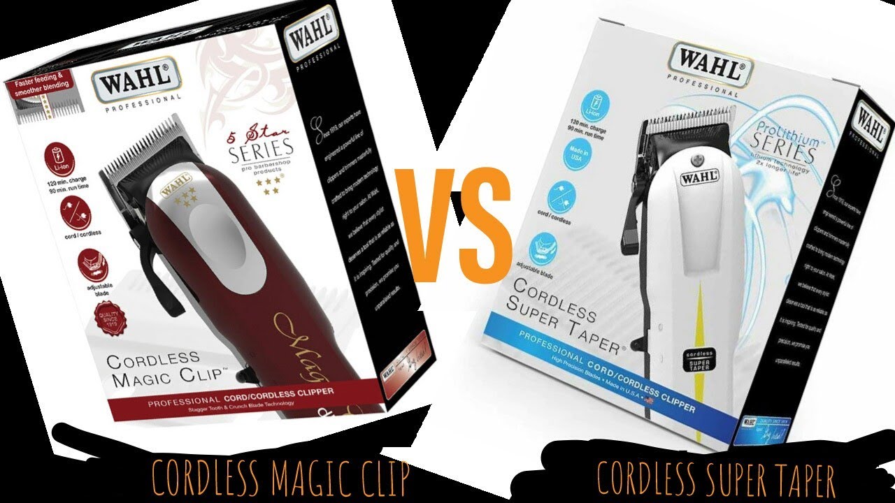 Cordless magic clip vs Cordless super taper @WahlUKLimited