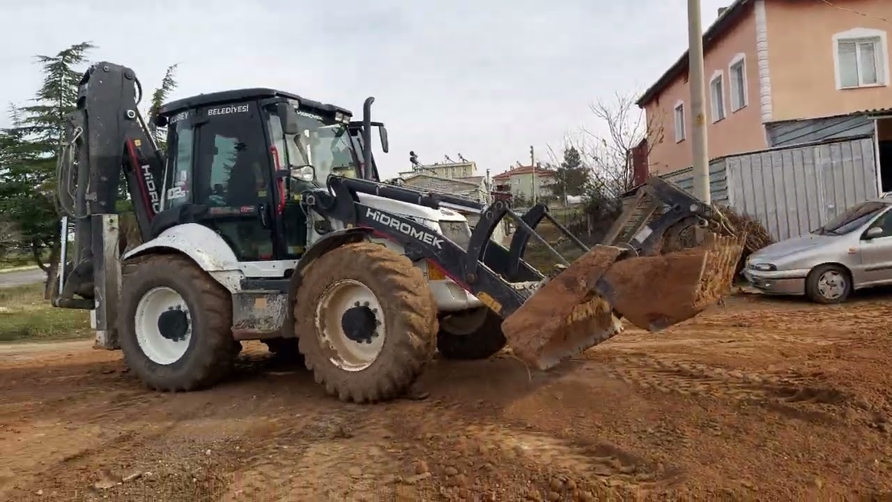 Mecalac'cı Hidromek Görünce Show Yaptı || HMK 102S Alpha Bekoloder