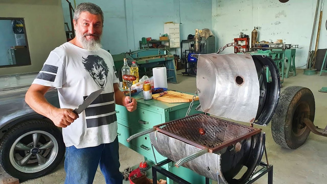 CHURRASQUEIRA DE BARRIL DE CHOPP MAD MAX INDESTRUTIVEL