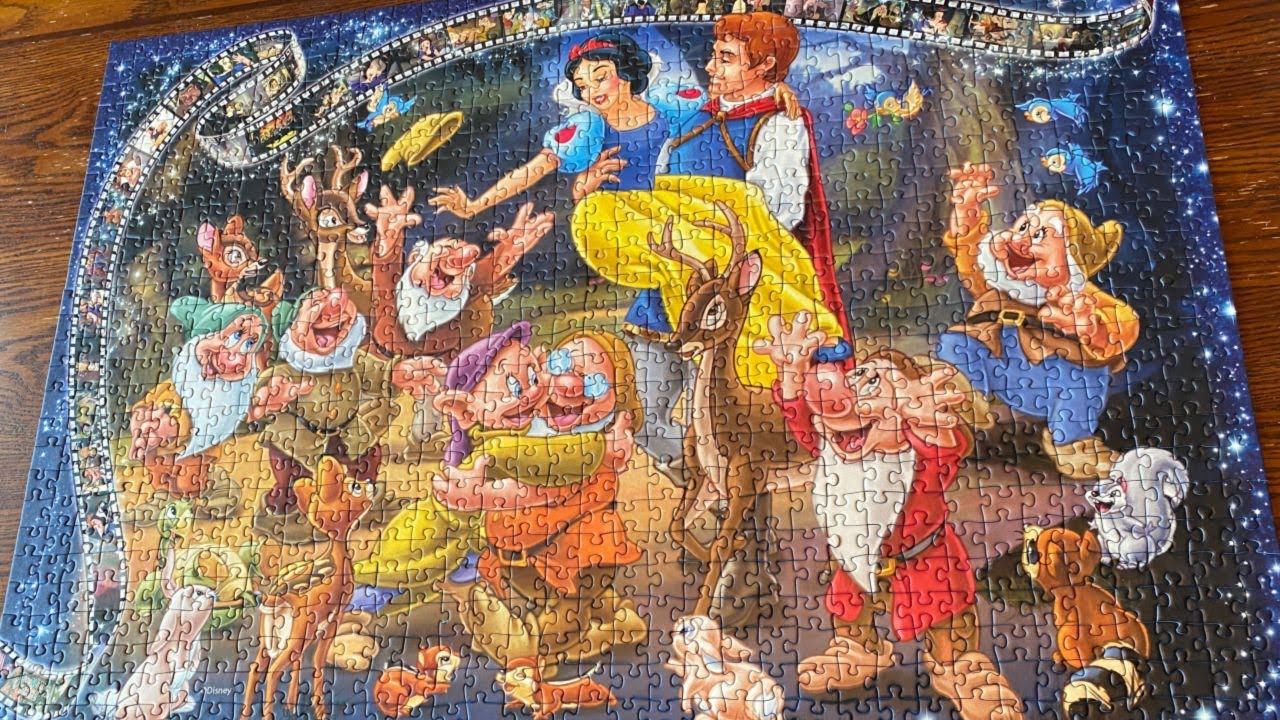 Disney Snow White 1,000 Piece Puzzle Build in 3-Minutes (Ravensburger)