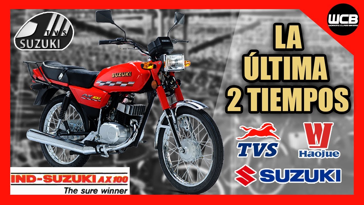 SUZUKI AX100: HISTORIA de la ÚLTIMA 2 TIEMPOS | Motocicletas Legendarias Ep. 1