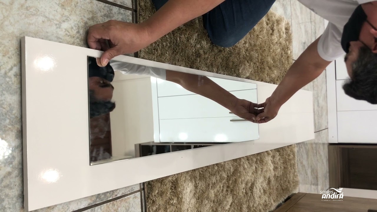 Como fixar corretamente o Espelho em seu móvel