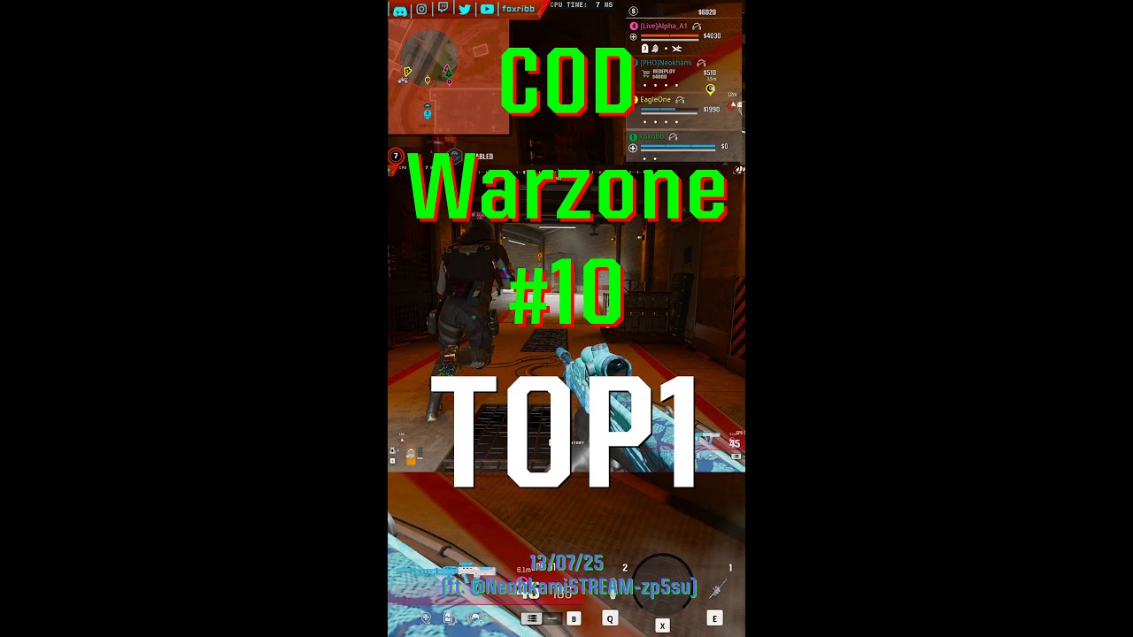 COD Warzone TOP1 - 10 - Short 4K - Session of 13/07/25 (ft. @NeohkamiSTREAM-zp5su)