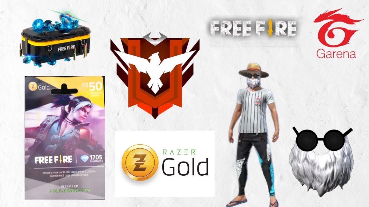Tutorial de como usar um gift card da Razer Gold ( E VOU COMPRAR INTENS NO FREE FIRE )