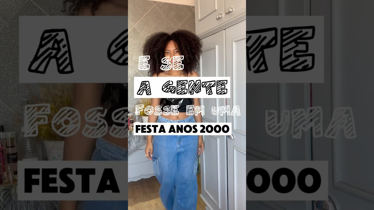Look festa anos 2000 #fashiontrends #dicasdemodaeestilo #fashion #outfitideas #lookdehoje #anos2000