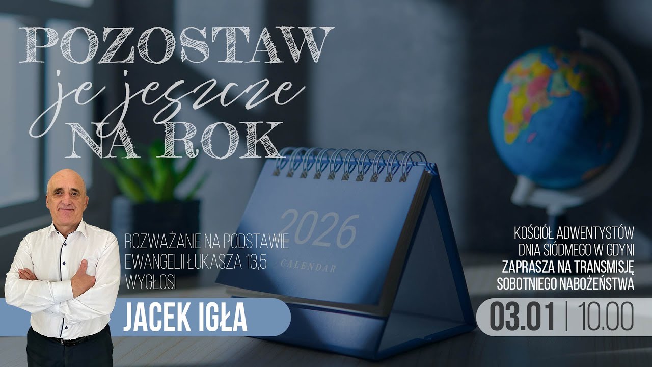 👉 Adwentyści Gdynia - Nabożeństwo / 03.01.2026 🙏