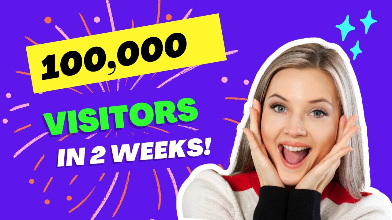 100,000 Visitors in 2 weeks: Free Web Traffic Exchange Site