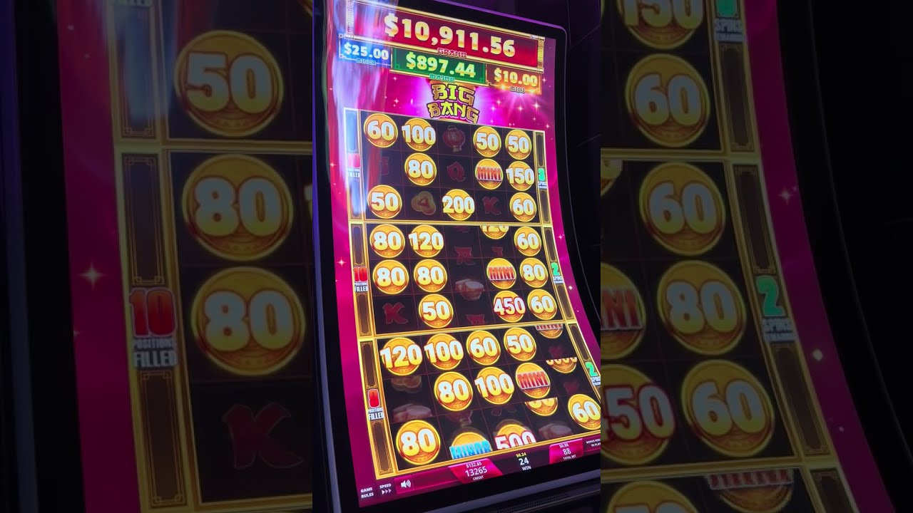 Greg hit the BIG BANG feature on RISING ROCKETS EMPRESS!