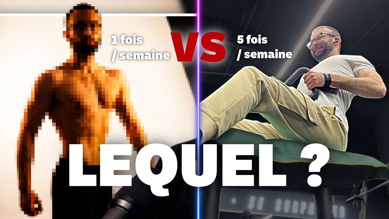1 JOUR vs 5 JOURS : Quelle fréquence choisir quand on travaille ? (Muscu)