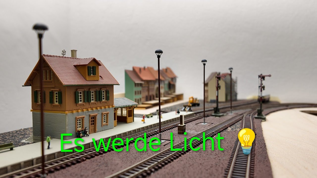 Teil 17 - Beleuchtung im Gleisfeld des Bahnhofs 