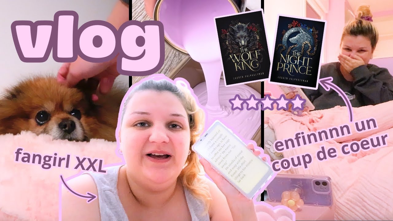 ENFIN UN COUP DE COEUR !! 🐺 BIBLIOTH&Egrave;QUES VIOLETTES 🦄  | VLOG LECTURE 📖