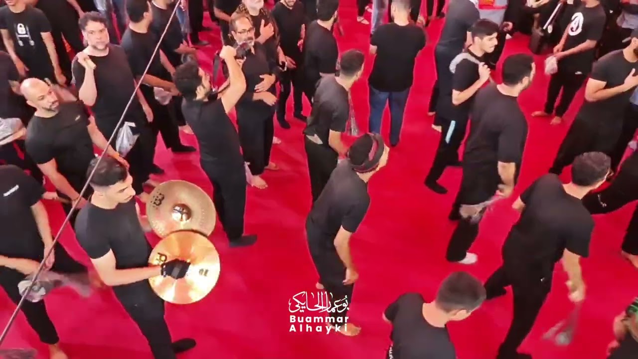 كربلاء المقدسة ll موكب عزاء أهالي البحرين (4) ll ليلة ١٧ صفر ١٤٤٥هـ ..
