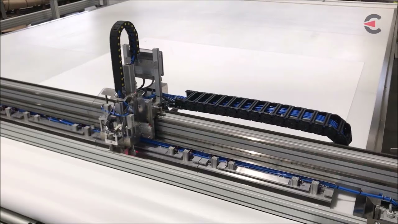 SM-375-TA | Automatic static bed cutting and marking machine