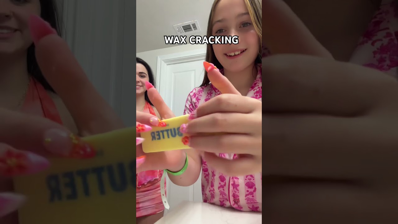 I love wax cracking!