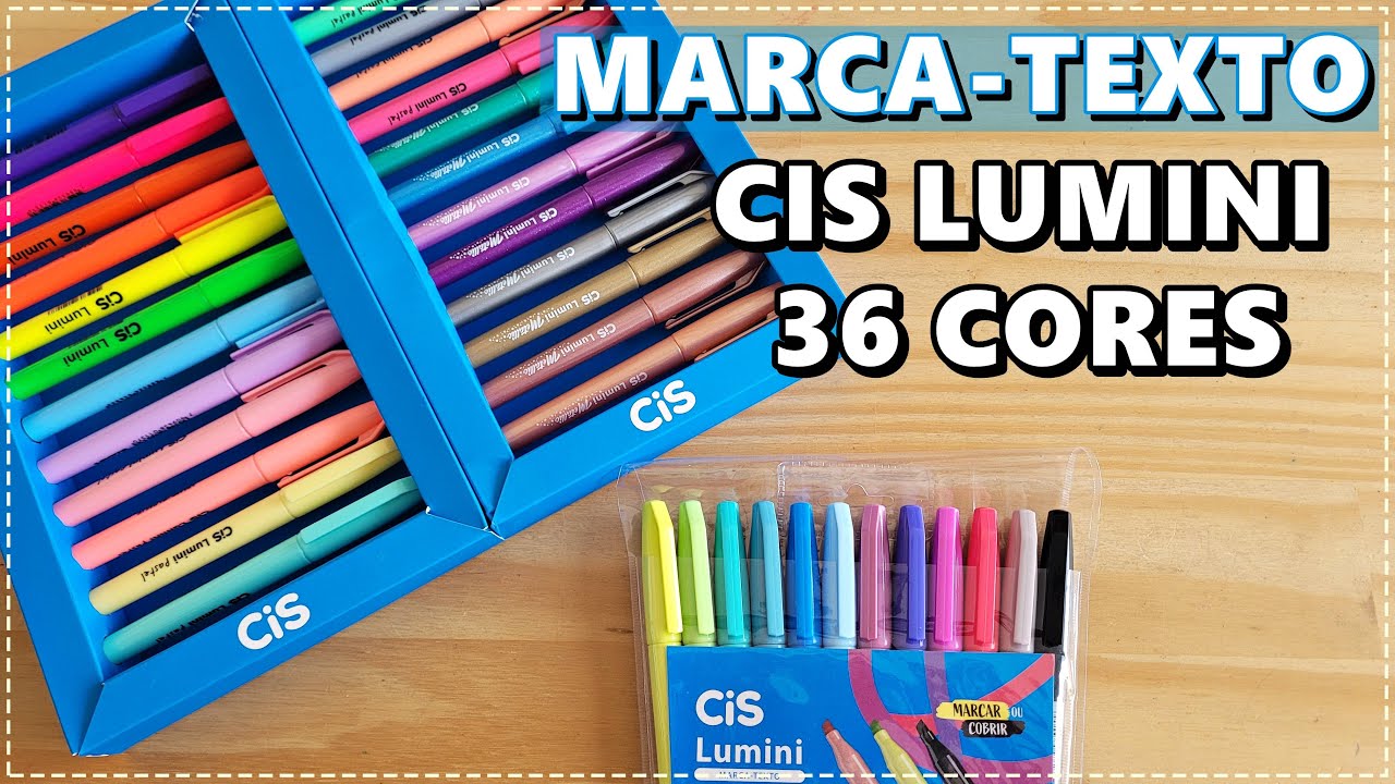 Cole&ccedil;&atilde;o Completa - Marca-Texto Cis Lumini