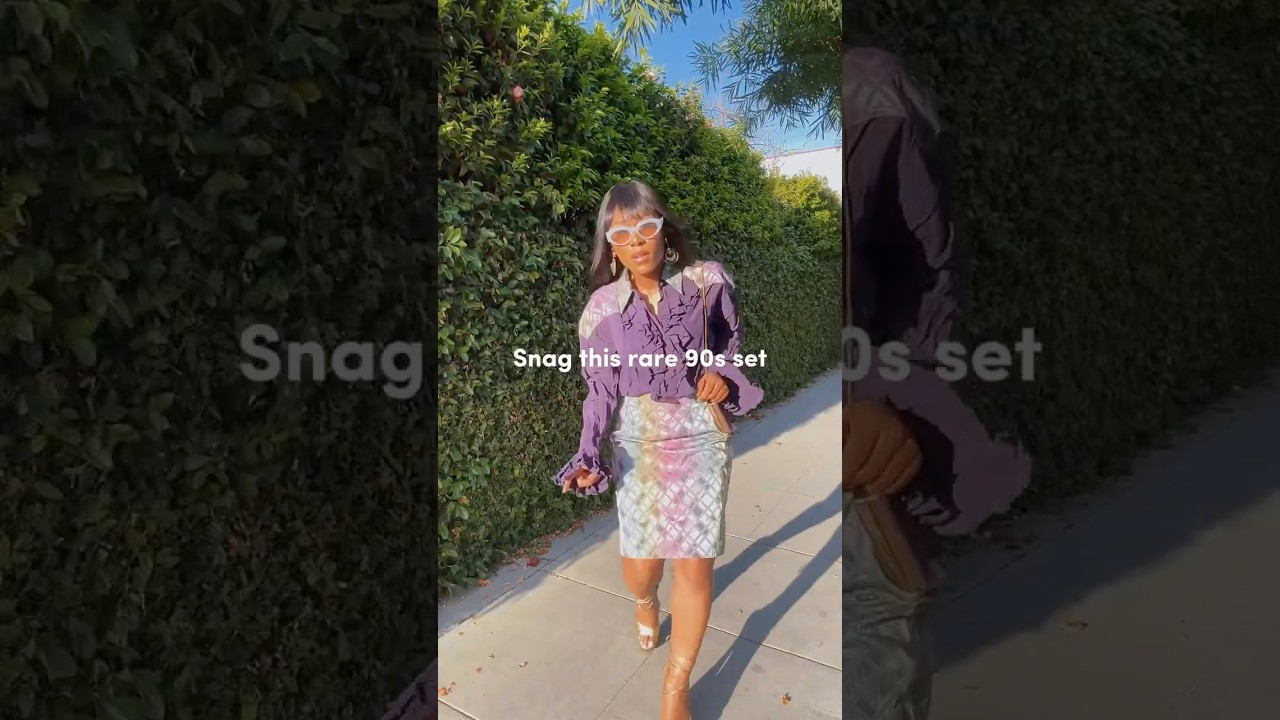 RARE 90s Vintage Suede Outfit &mdash; it&rsquo;s giving Prince