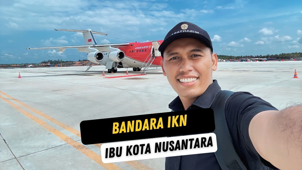 Momen Sejarah IKN! Perdana Pendaratan Pesawat Presiden di Bandara Ibu Kota Nusantara