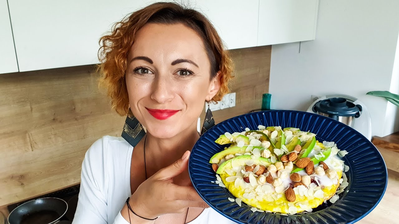 Keto omlet na słodko