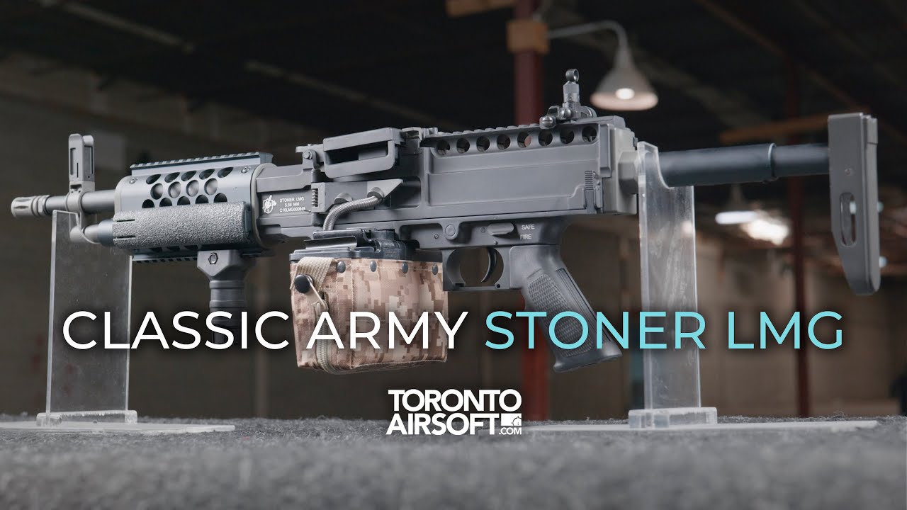 Classic army STONER LMG. Recognize the background?