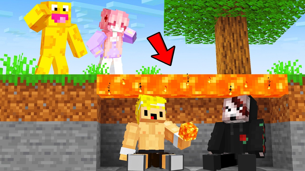 Hice Trampas con BLOQUES Falsos en el Escondite en Minecraft!