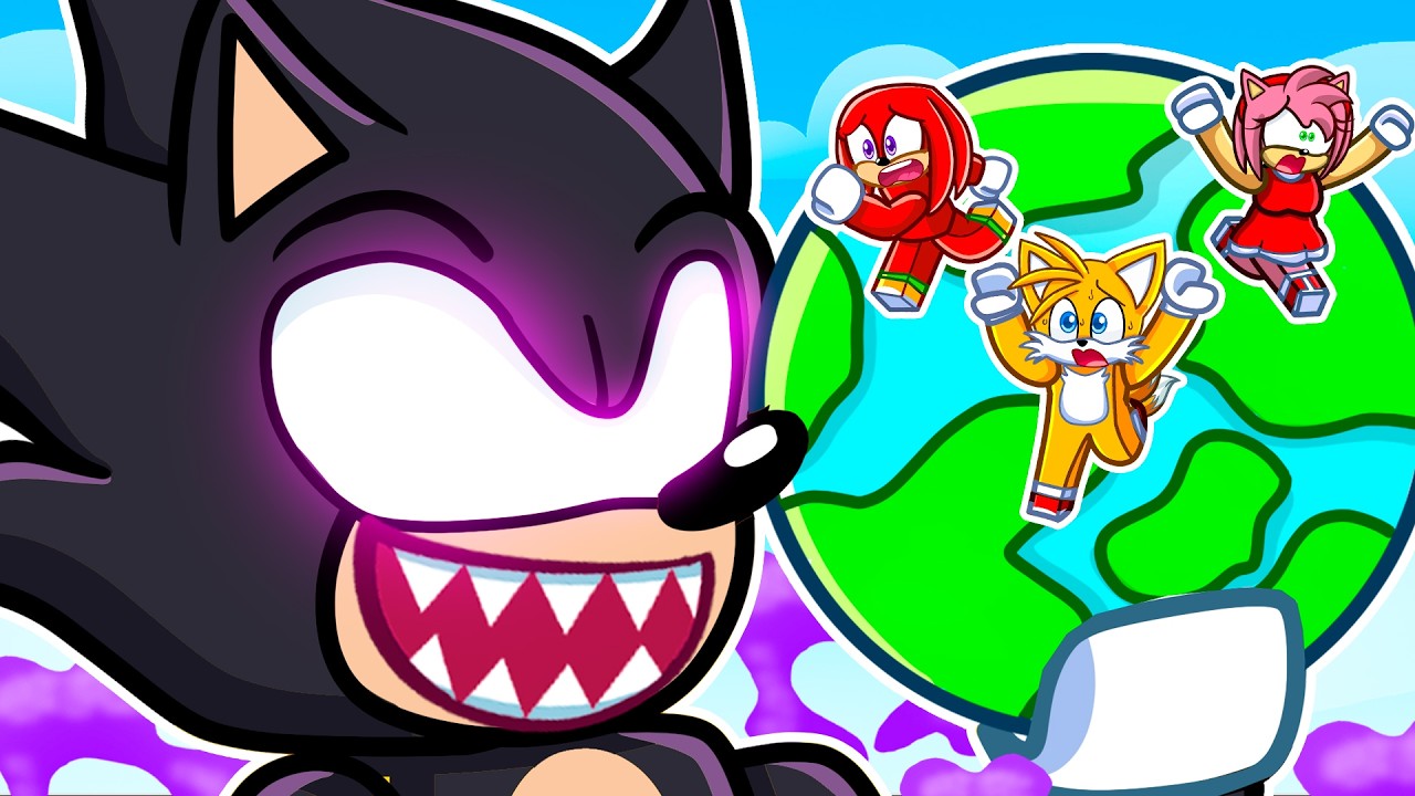 Я стал Тёмным Соником, чтобы троллить в Roblox EAT THE WORLD!