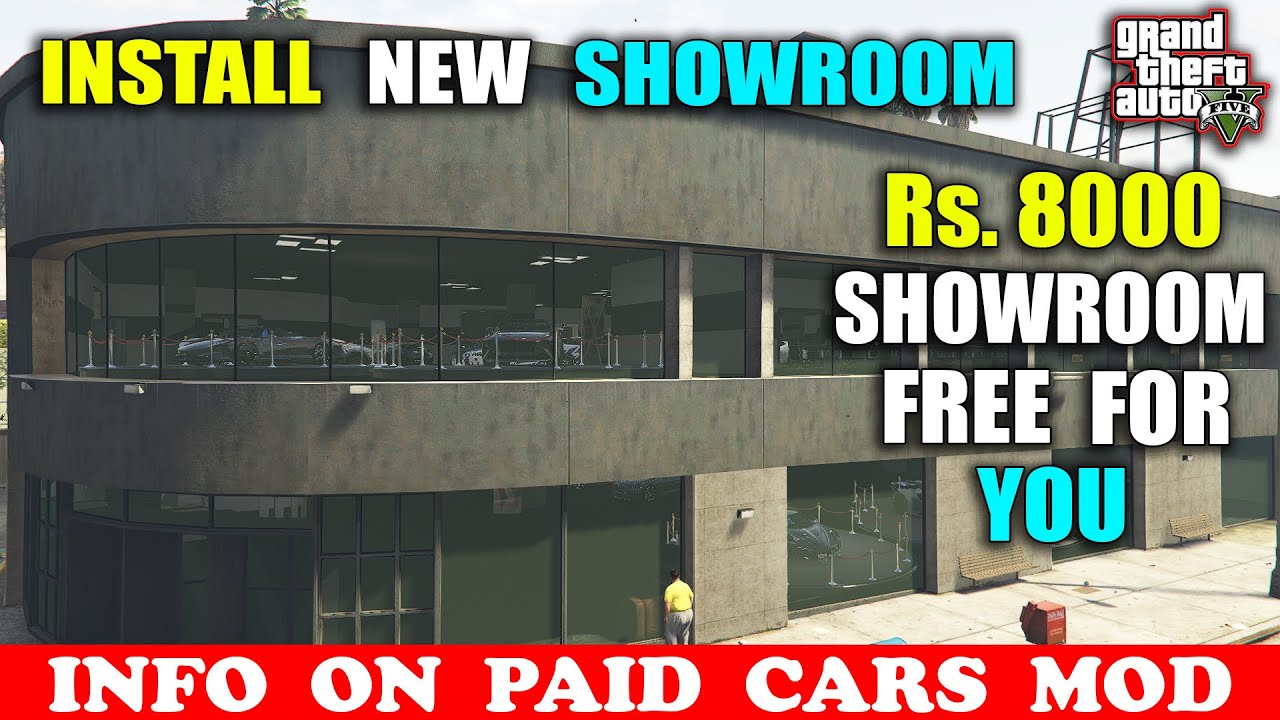Install New Showroom/Dealership MOD In GTA 5 | GTA 5 Story Creator has not used this showroom yet