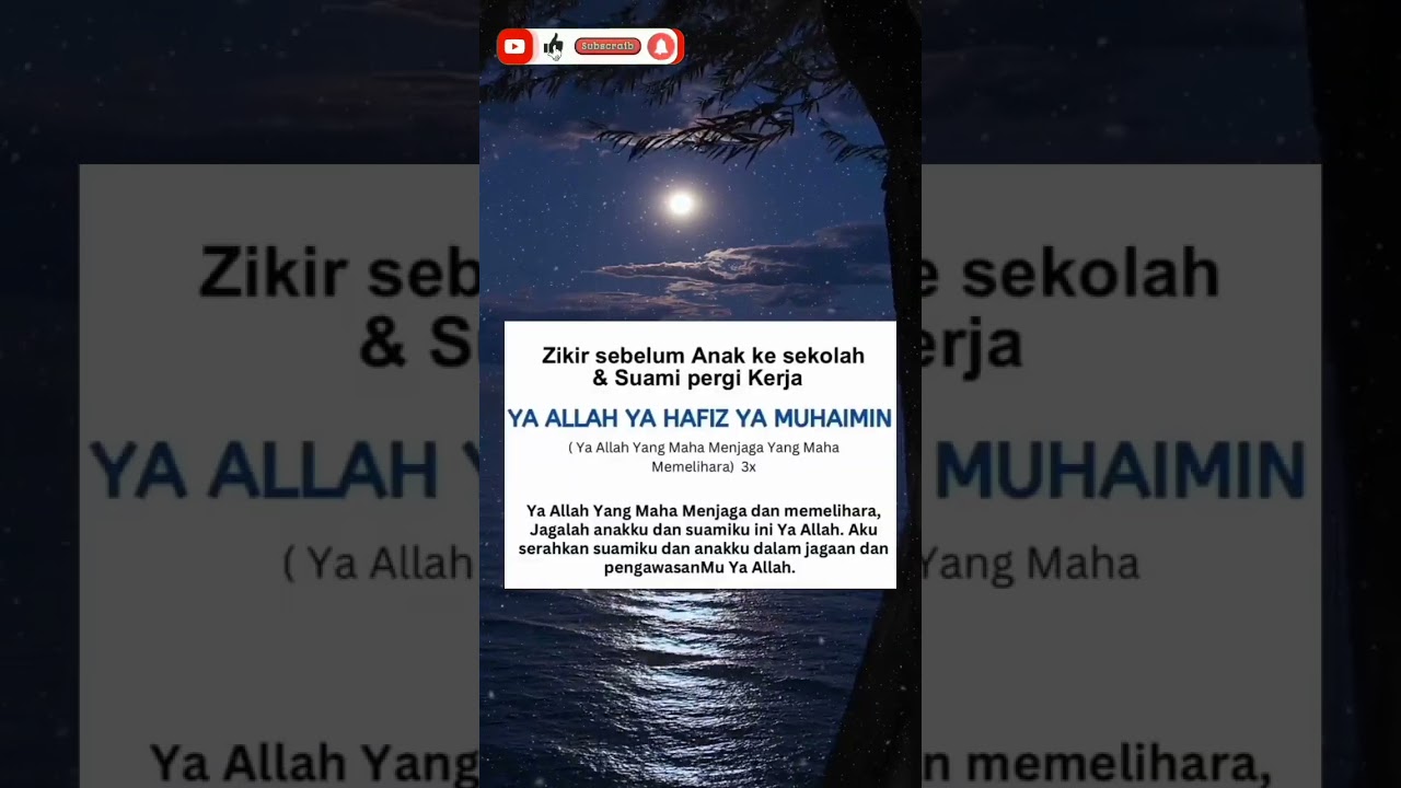 zikir pagi hari #doamustajab #haditsnabi #shortvidio