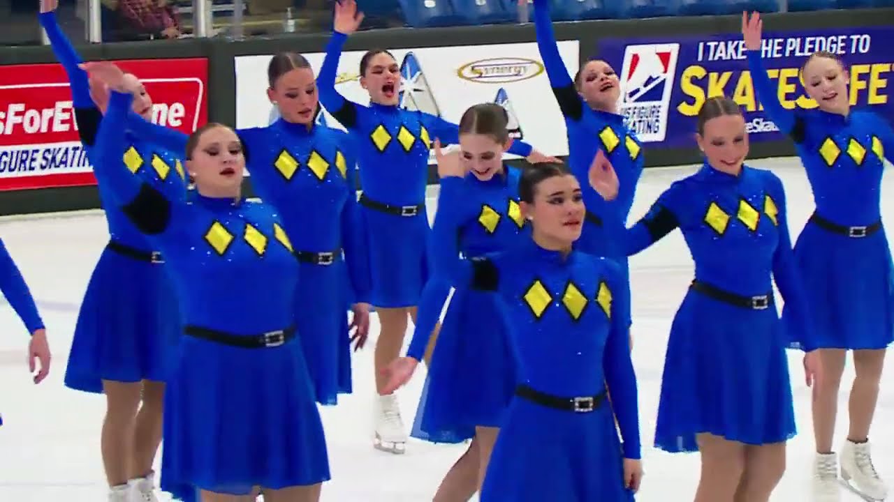 Starlights | Intermediate Free Skate | 2026 Midwestern Synchronized Skating Sectional
