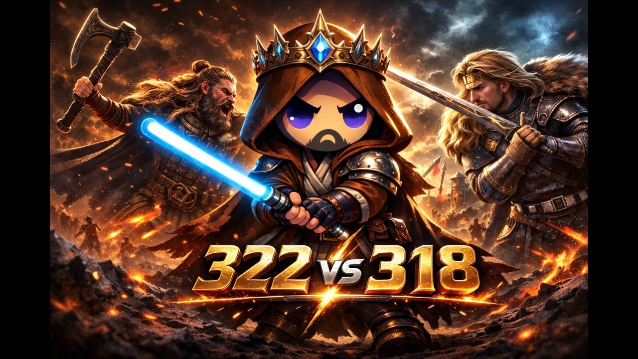 KvK 322 vs 318 ! (En cast avec Lapeste)