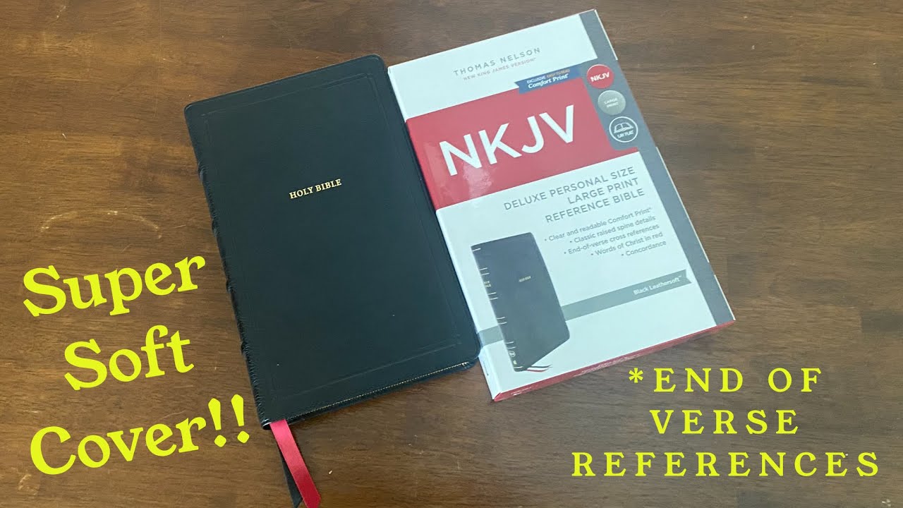 NKJV Personal Size Large Print Reference Bible by Thomas Nelson