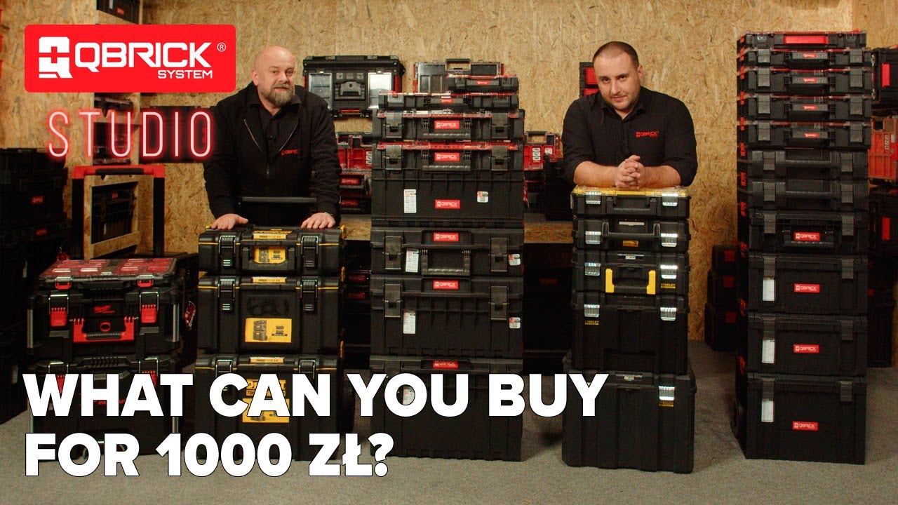 Какие ящики для инструментов можно купить до 1000 злотых? - QBRICK STUDIO - Эпизод 80