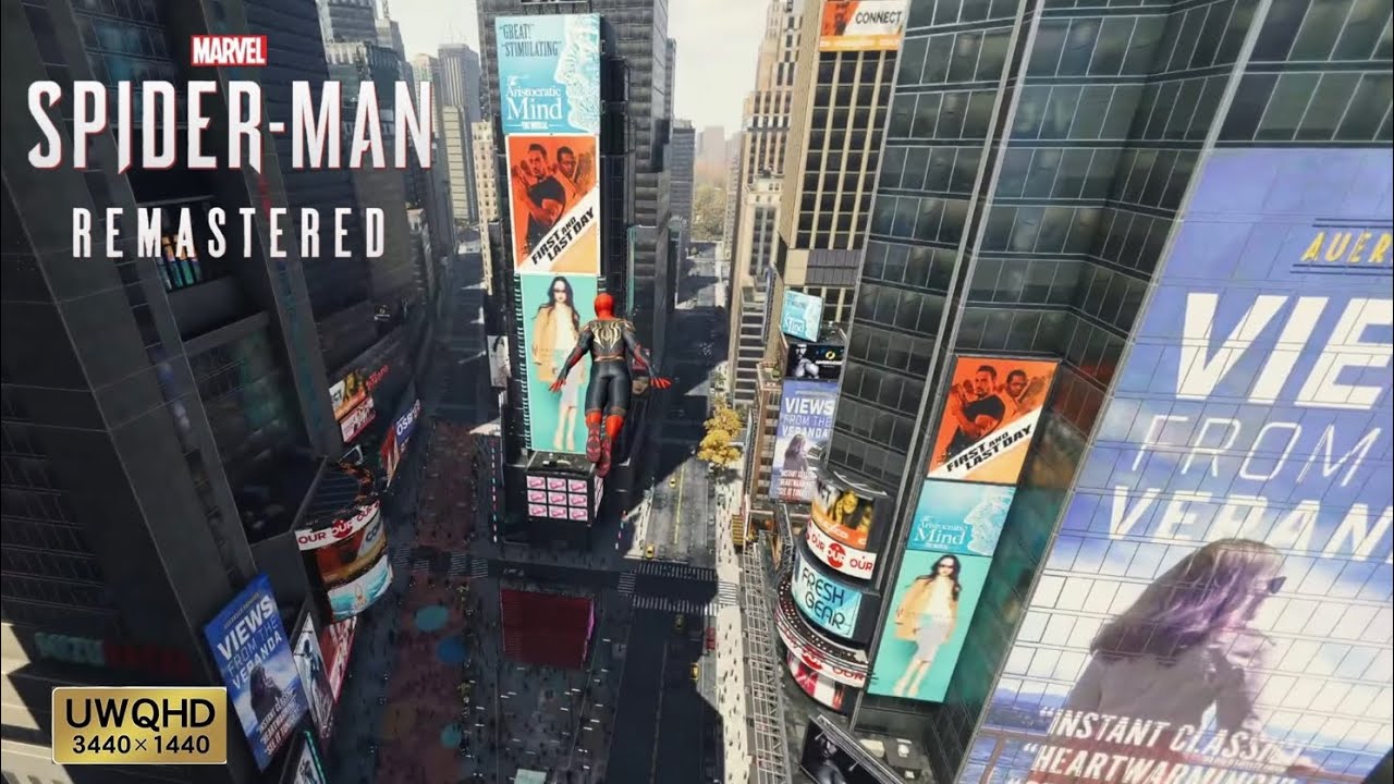 #1 Marvel’s Spider-Man Remastered ultrawide 3440×1440 21:9