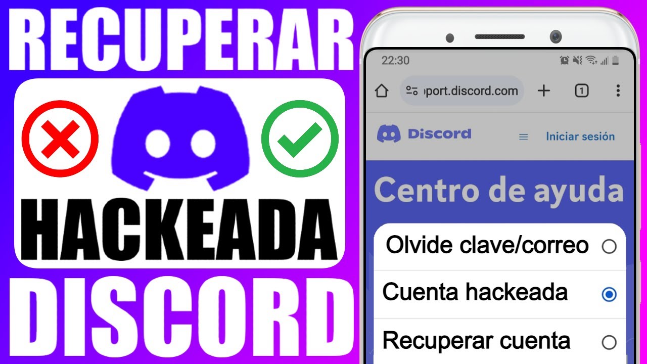 ✅ Como Recuperar Cuenta de DISCORD HACKEADA 2026 | NUEVO METODO ❌SIN (Correo, Contraseña y teléfono)