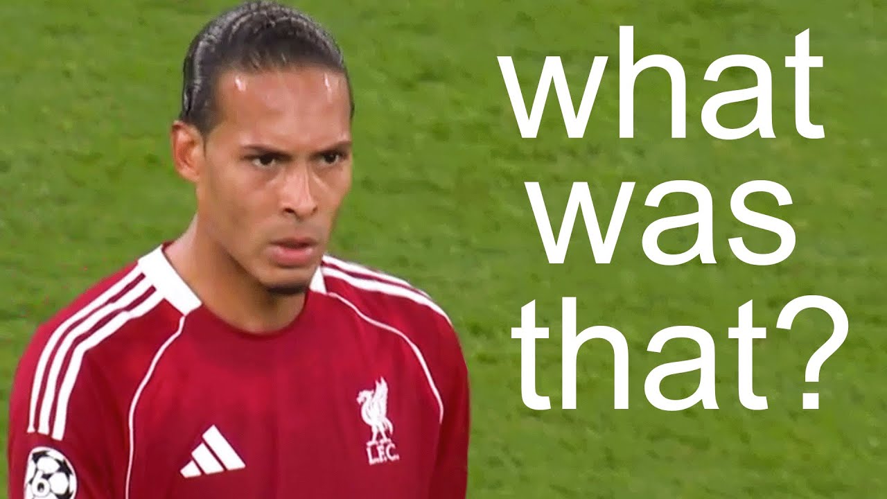 Virgil Van Dijk defends in reverse…