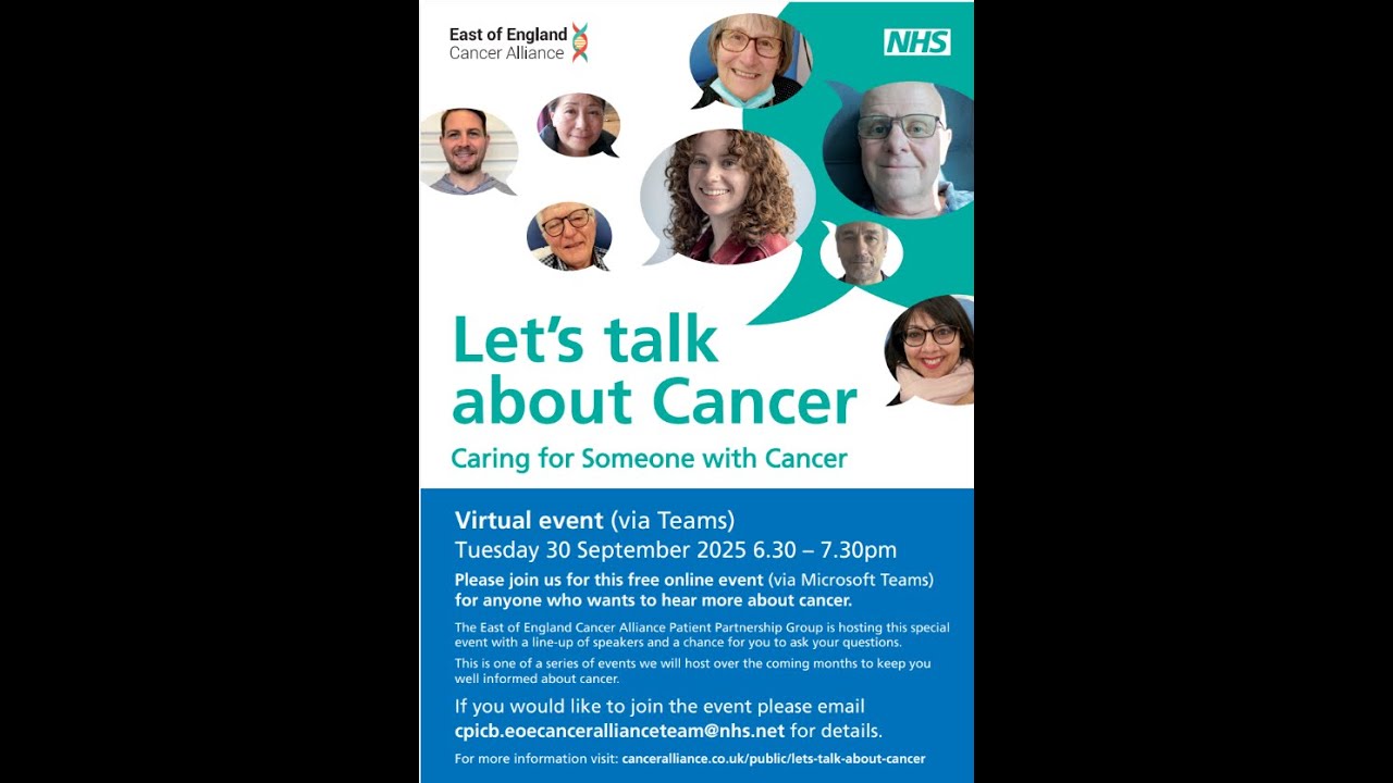Let's Talk About Cancer - Caring for someone with cancer
